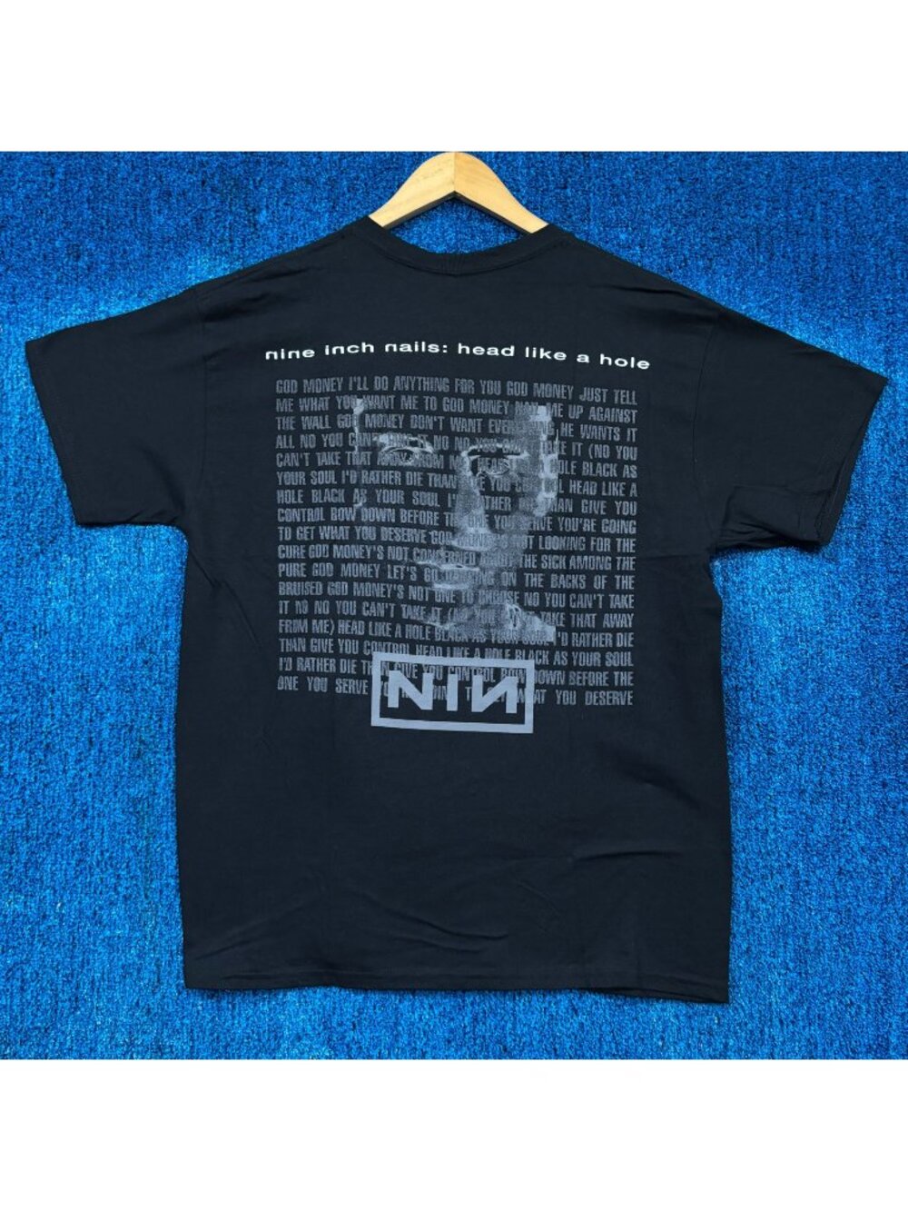 Nine Inch Nails Head Like A Hole Pretty Hate Machine Tee L